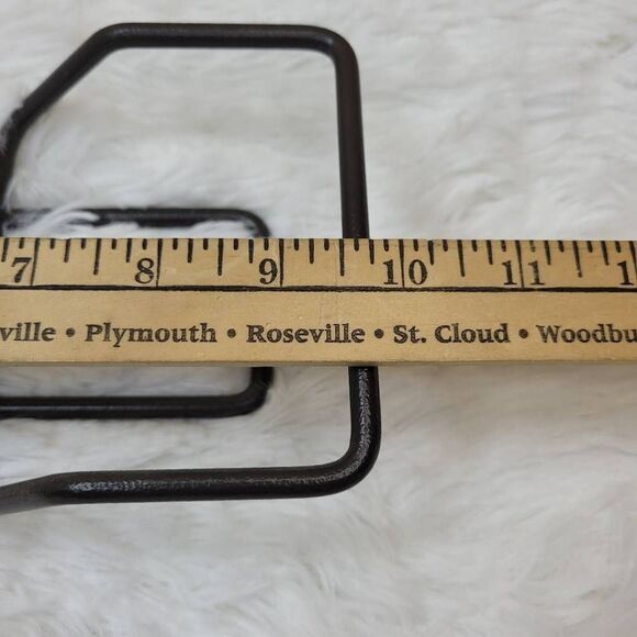 Pampered Chef Simple Additions Brown Metal Small Bowl Caddy - Picture 3 of 5